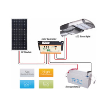 Top vendedor levou luz de rua solar fabricante CE ROHS Certificated 65w levou luz de rua solar LED lista de preços